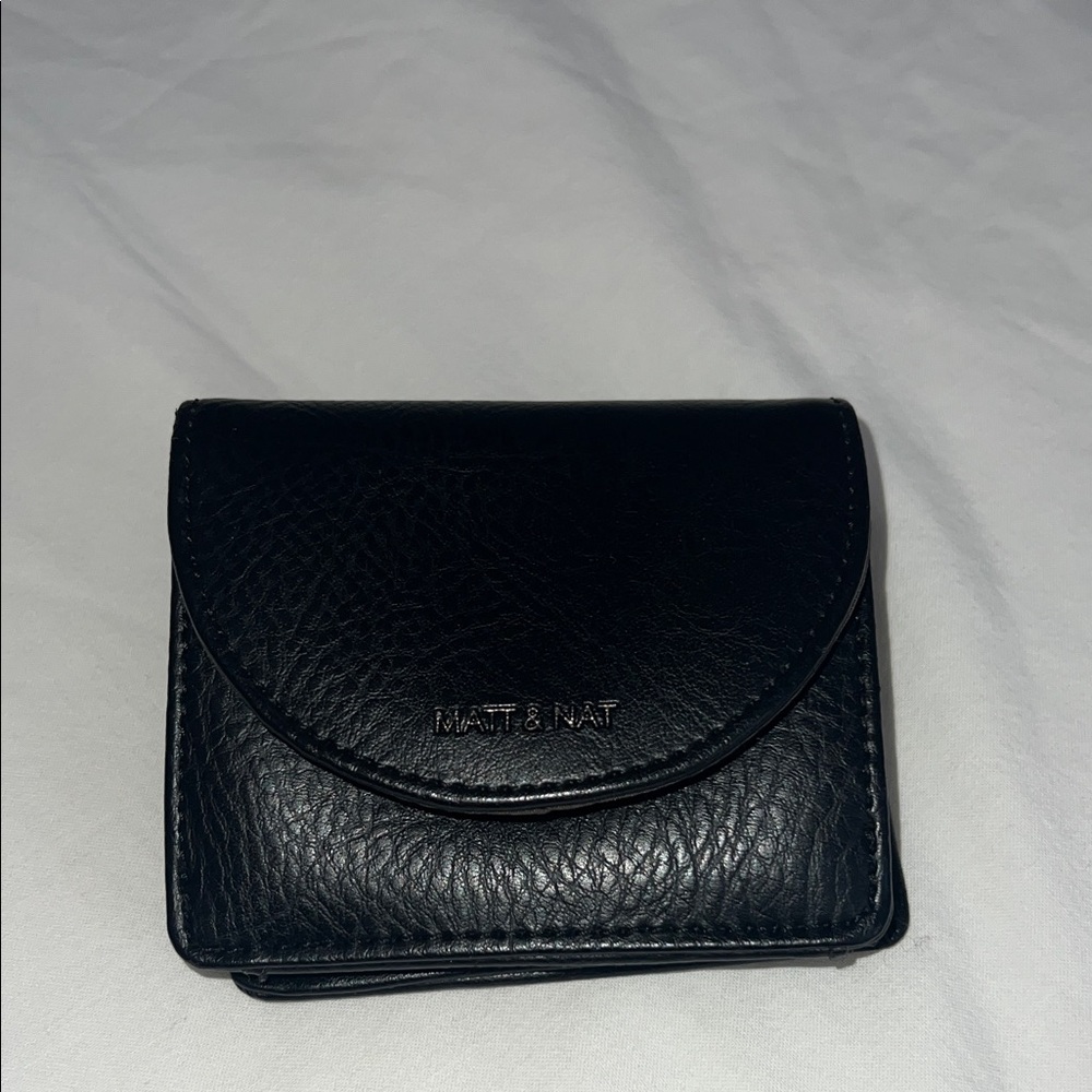 Matt & Nat Black Leather Wallet
